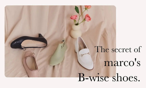 甲低・幅狭さんにおすすめ！マルコのBワイズ靴の秘密♪