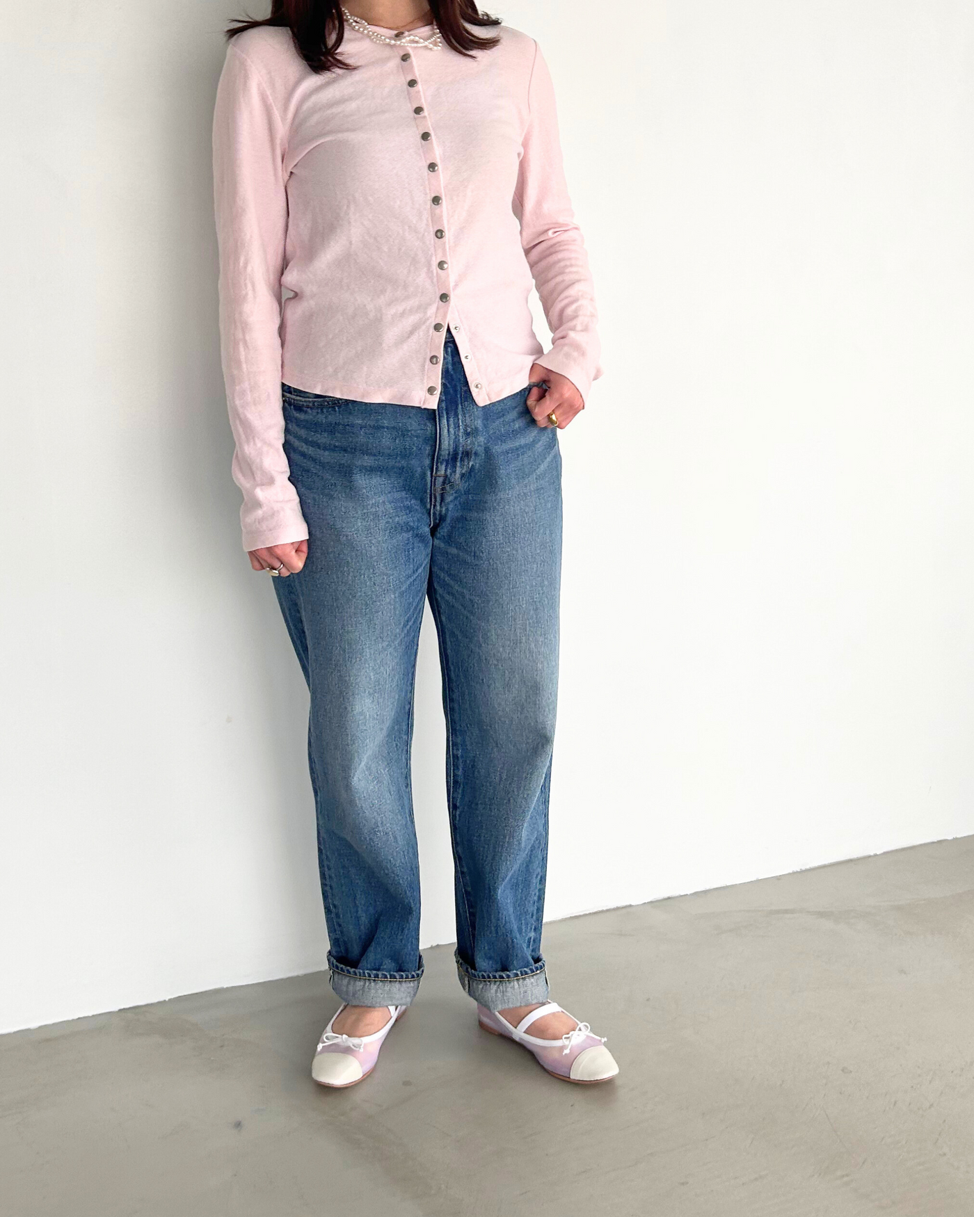 ストラップ付チュールバレエ