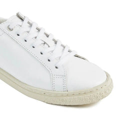 レースアップスニーカー (フェイクレザー)