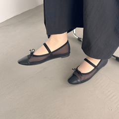 ストラップ付チュールバレエ