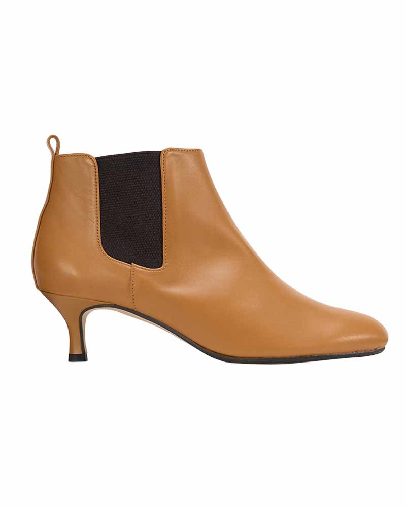 キトゥンヒールサイドゴアブーツ