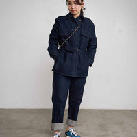 レザーコンビスニーカー