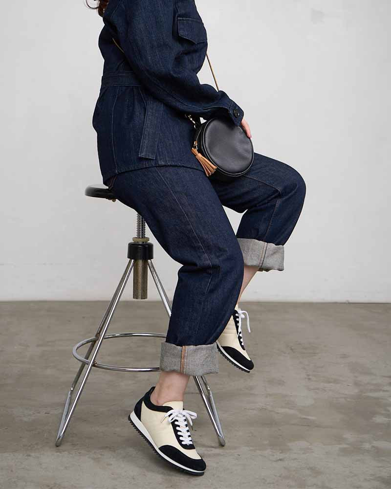 レザーコンビスニーカー【Limited Stock】