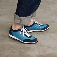 レザーコンビスニーカー