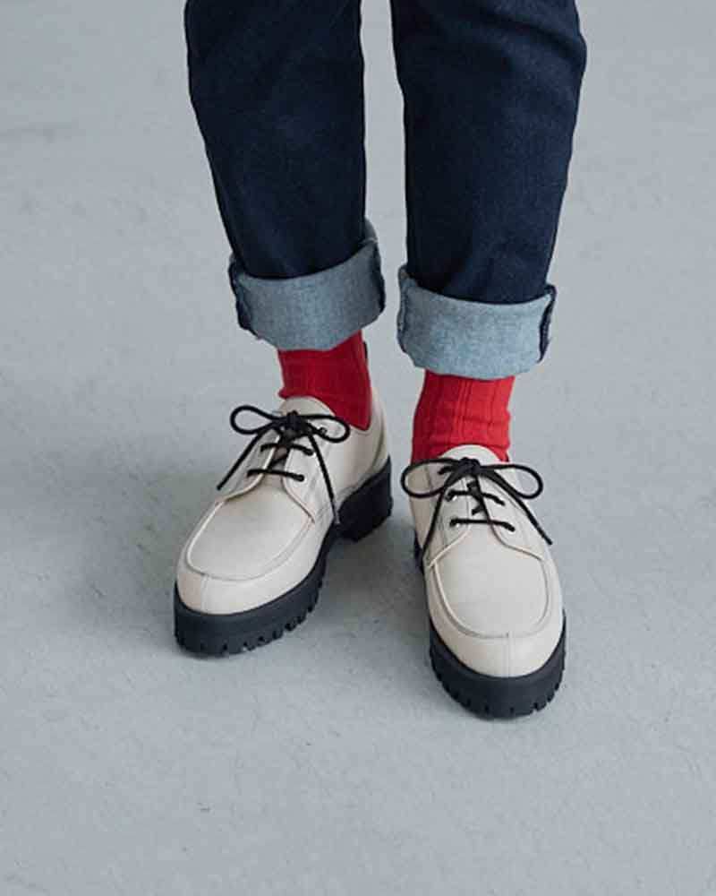 コンバットアイレットシューズ