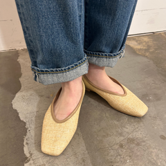 パナマフラットパンプス