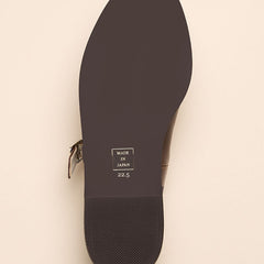 レザーTストラップシューズ