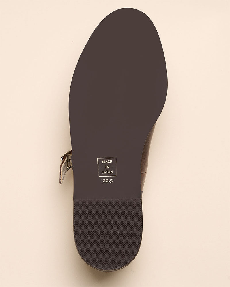 レザーTストラップシューズ