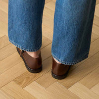 レザーTストラップシューズ