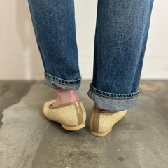 パナマフラットパンプス