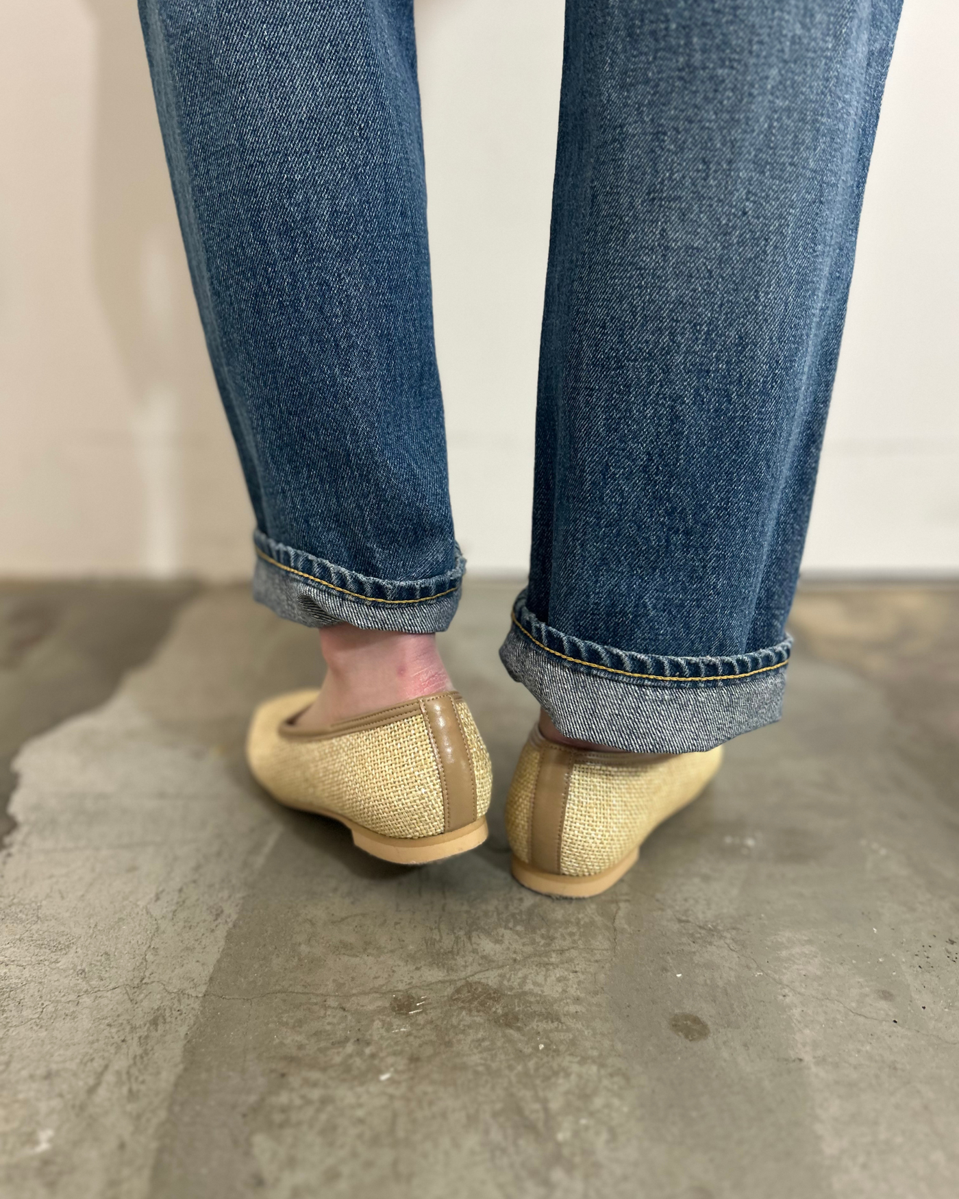 パナマフラットパンプス