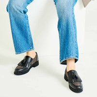 キルトタッセルシューズ