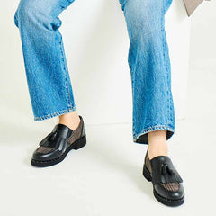 キルトタッセルシューズ