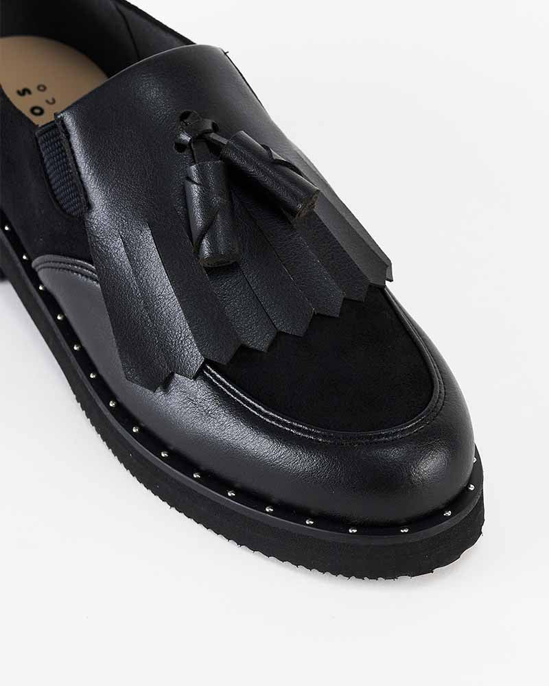 キルトタッセルシューズ