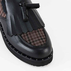 キルトタッセルシューズ