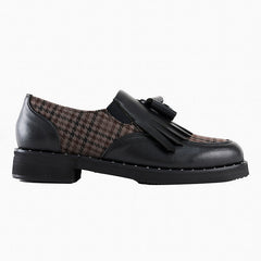 キルトタッセルシューズ