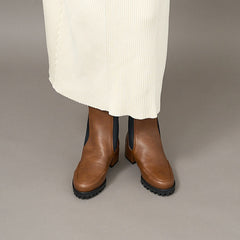 チャンキーソールブーツ