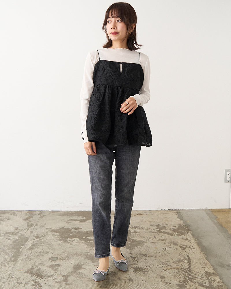 ビジューリボンポインテッド