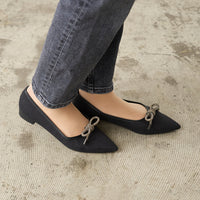 ビジューリボンポインテッド