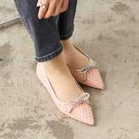 ビジューリボンポインテッド