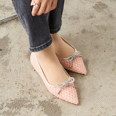 ビジューリボンポインテッド