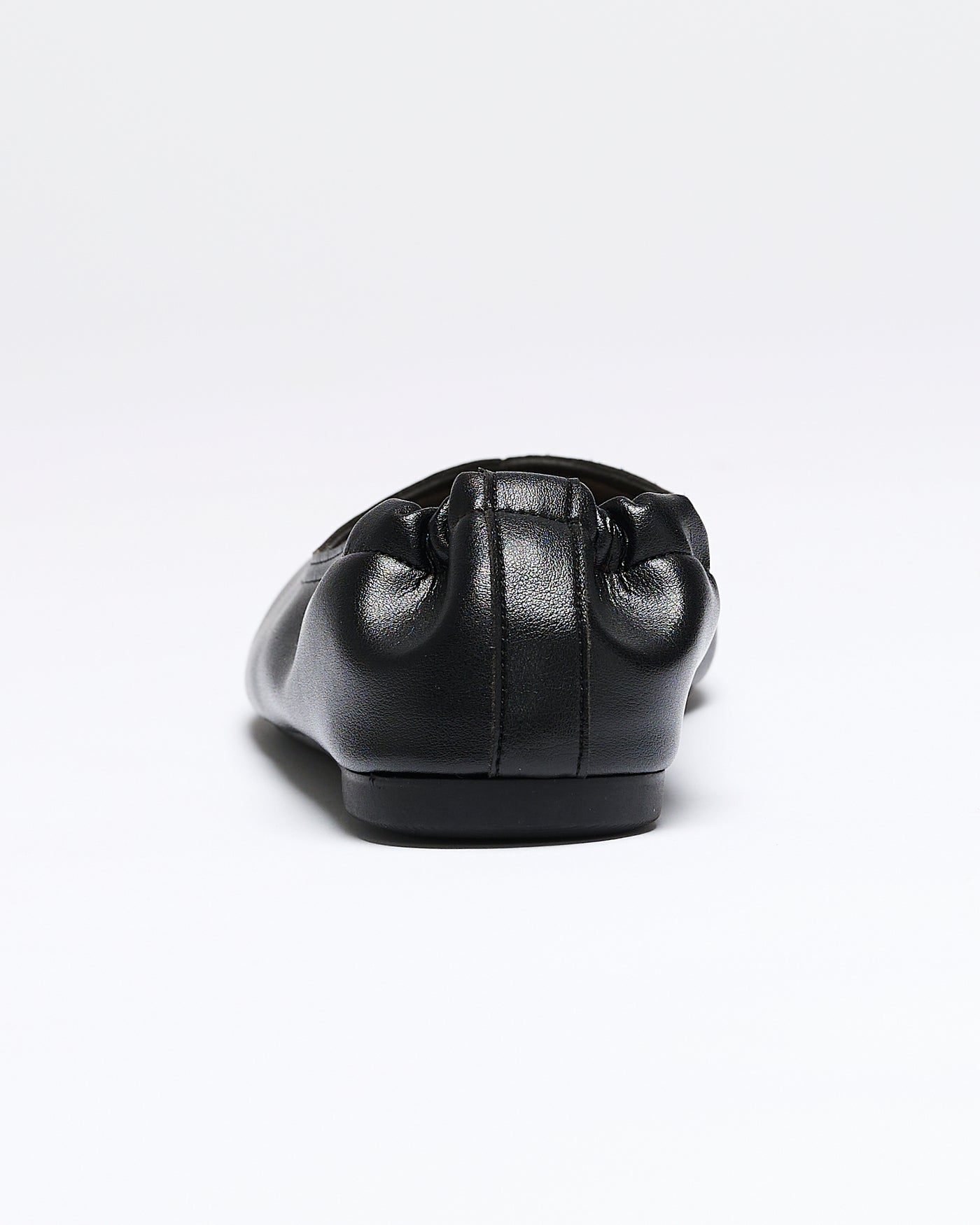 【ウォッシャブル】スクエアフラットシューズ