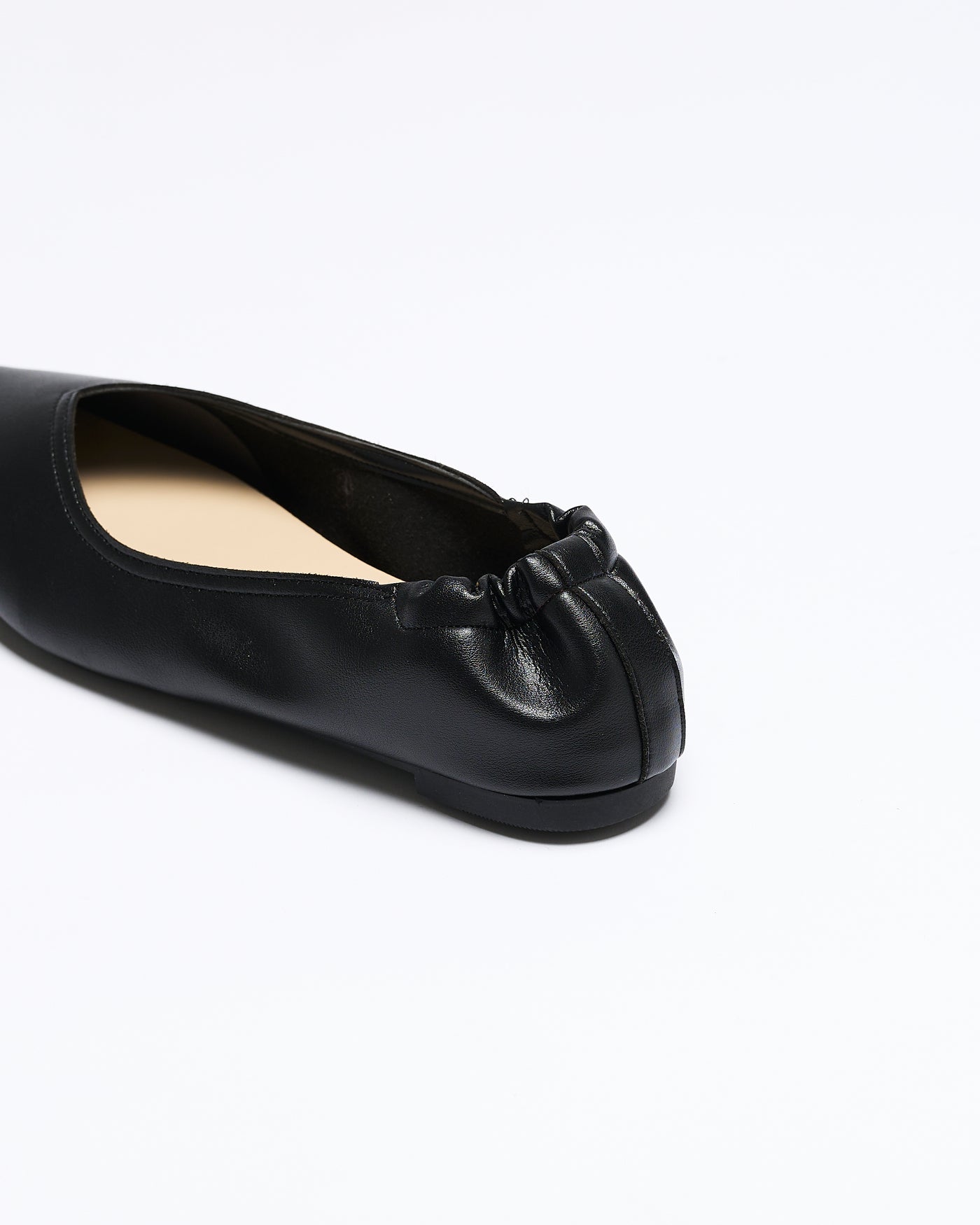 【ウォッシャブル】スクエアフラットシューズ