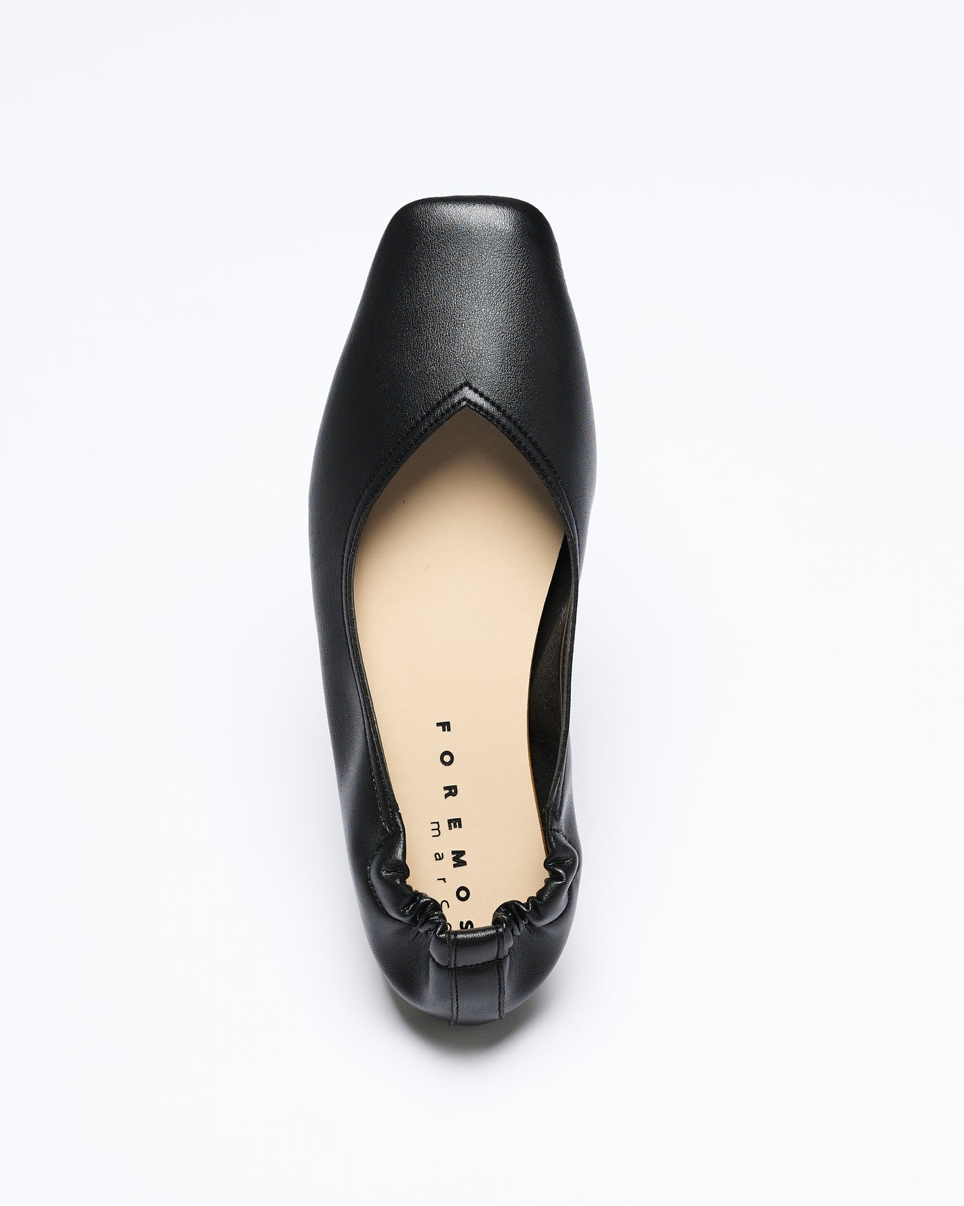 【ウォッシャブル】スクエアフラットシューズ