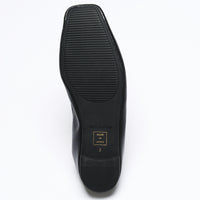 【ウォッシャブル】スクエアフラットシューズ