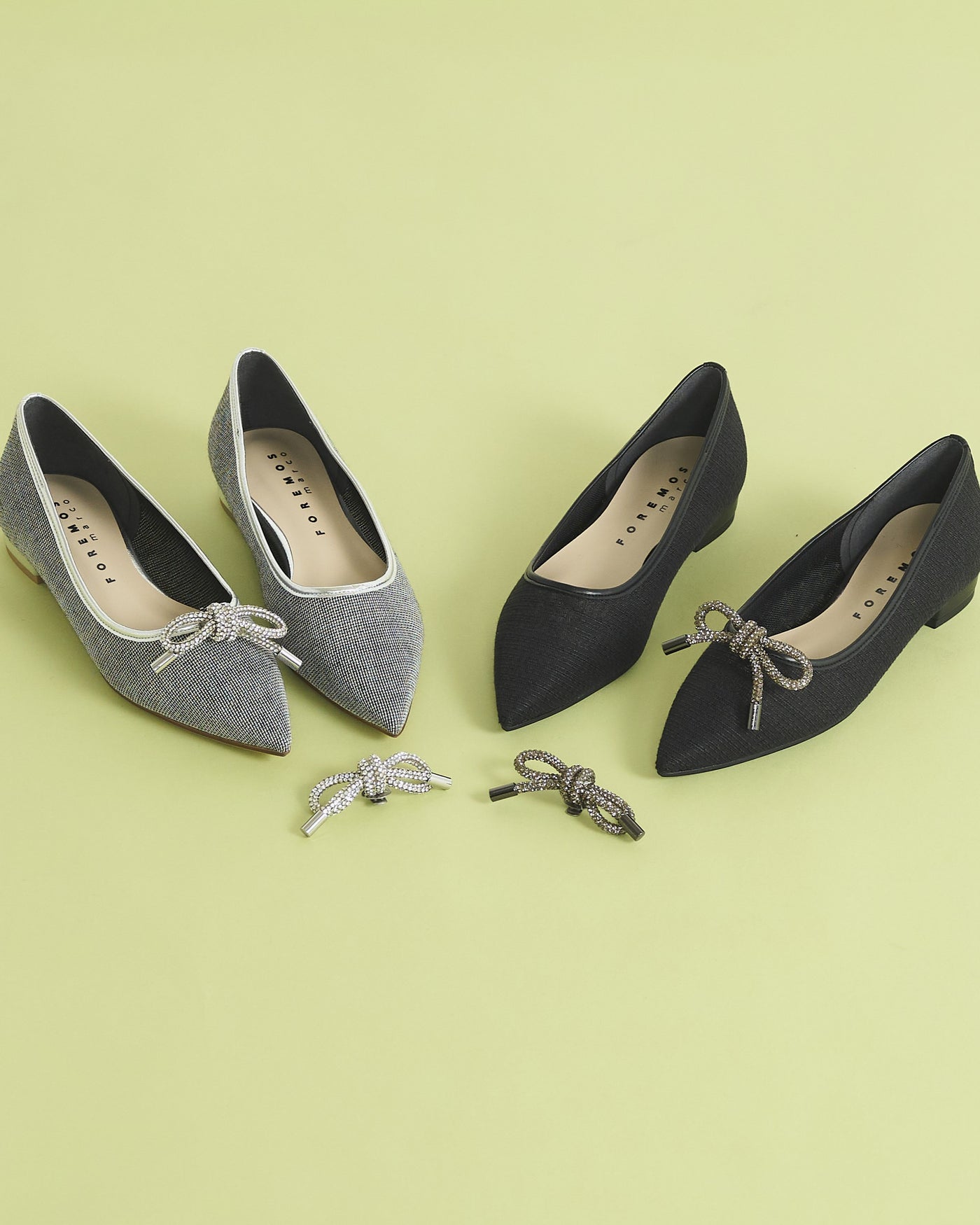 ビジューリボンポインテッド