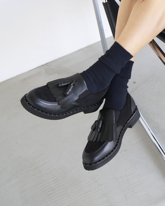 キルトタッセルシューズ