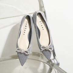 ビジューリボンポインテッド