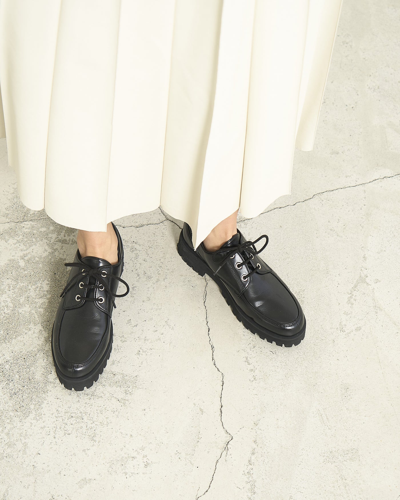 コンバットアイレットシューズ