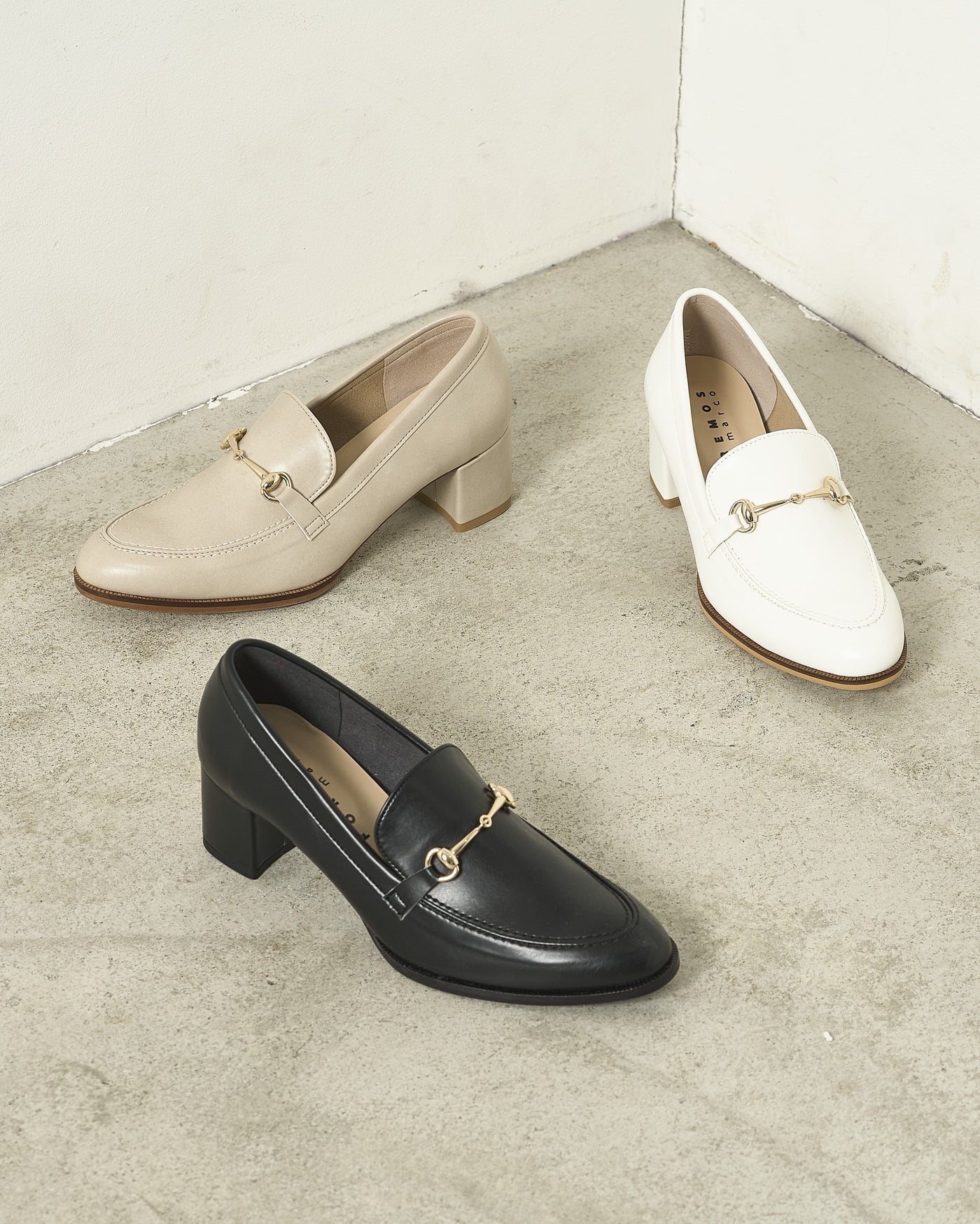 ヒールアップビットローファー