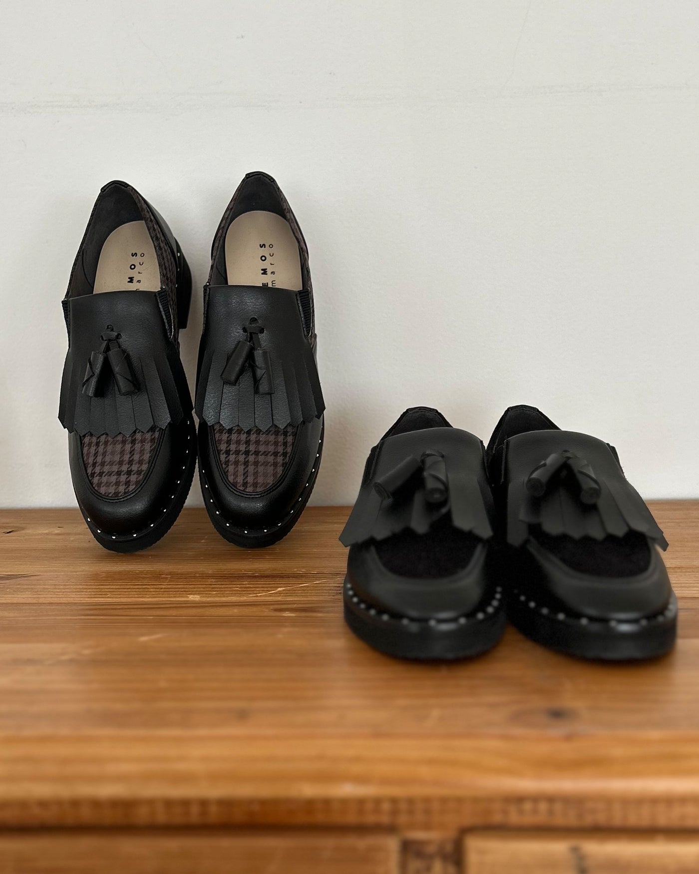 キルトタッセルシューズ