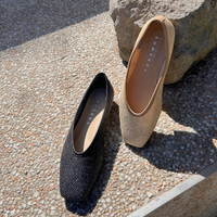 パナマフラットパンプス