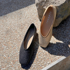 パナマフラットパンプス