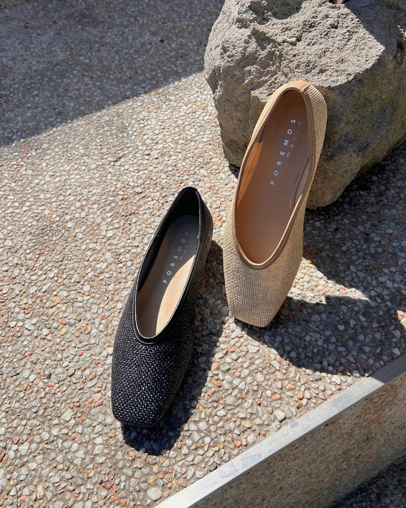 パナマフラットパンプス