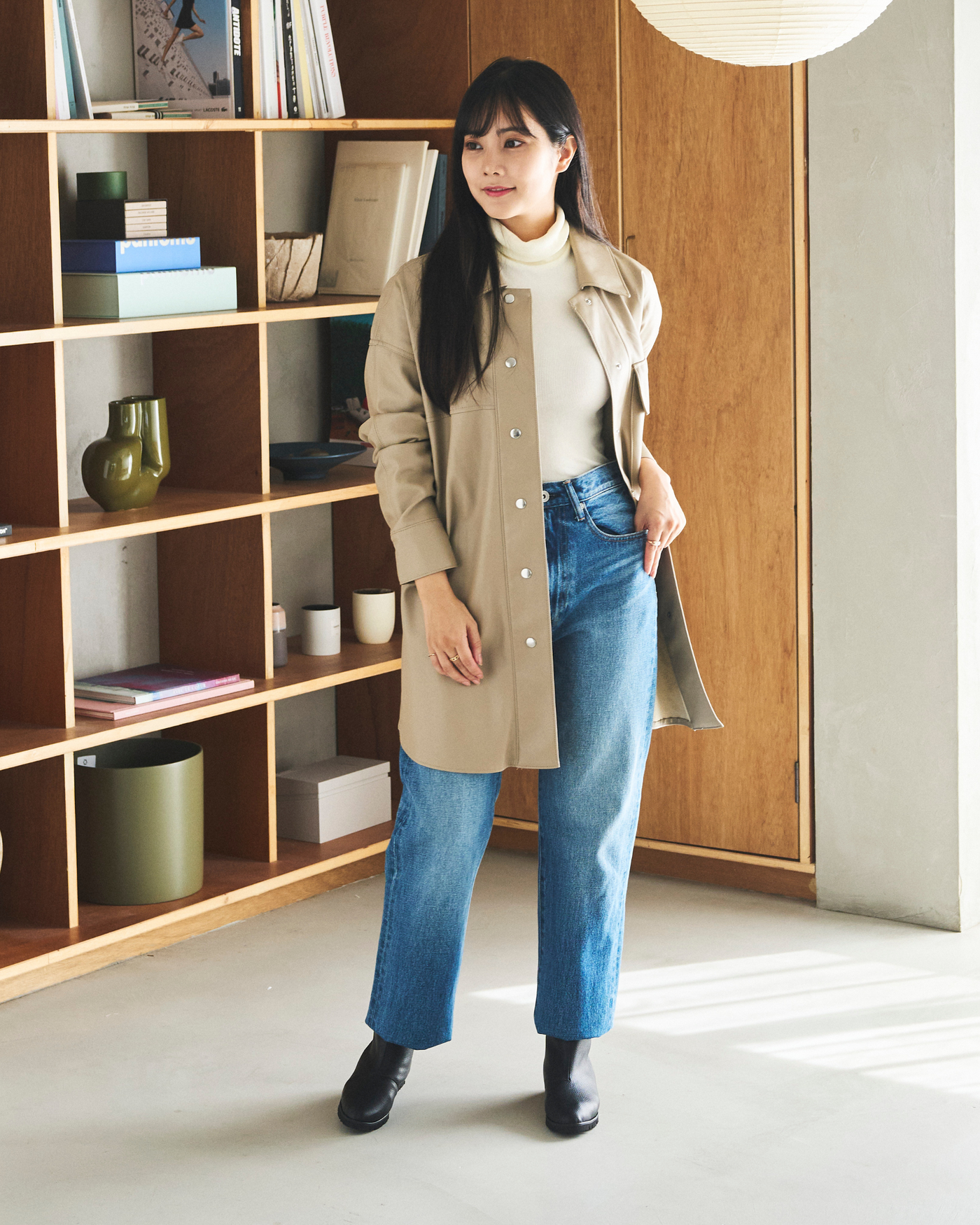 シンプルショートブーツ