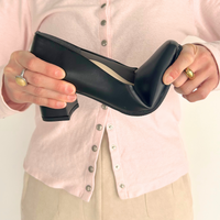 【マシュマロフィット】スクエアトウパンプス