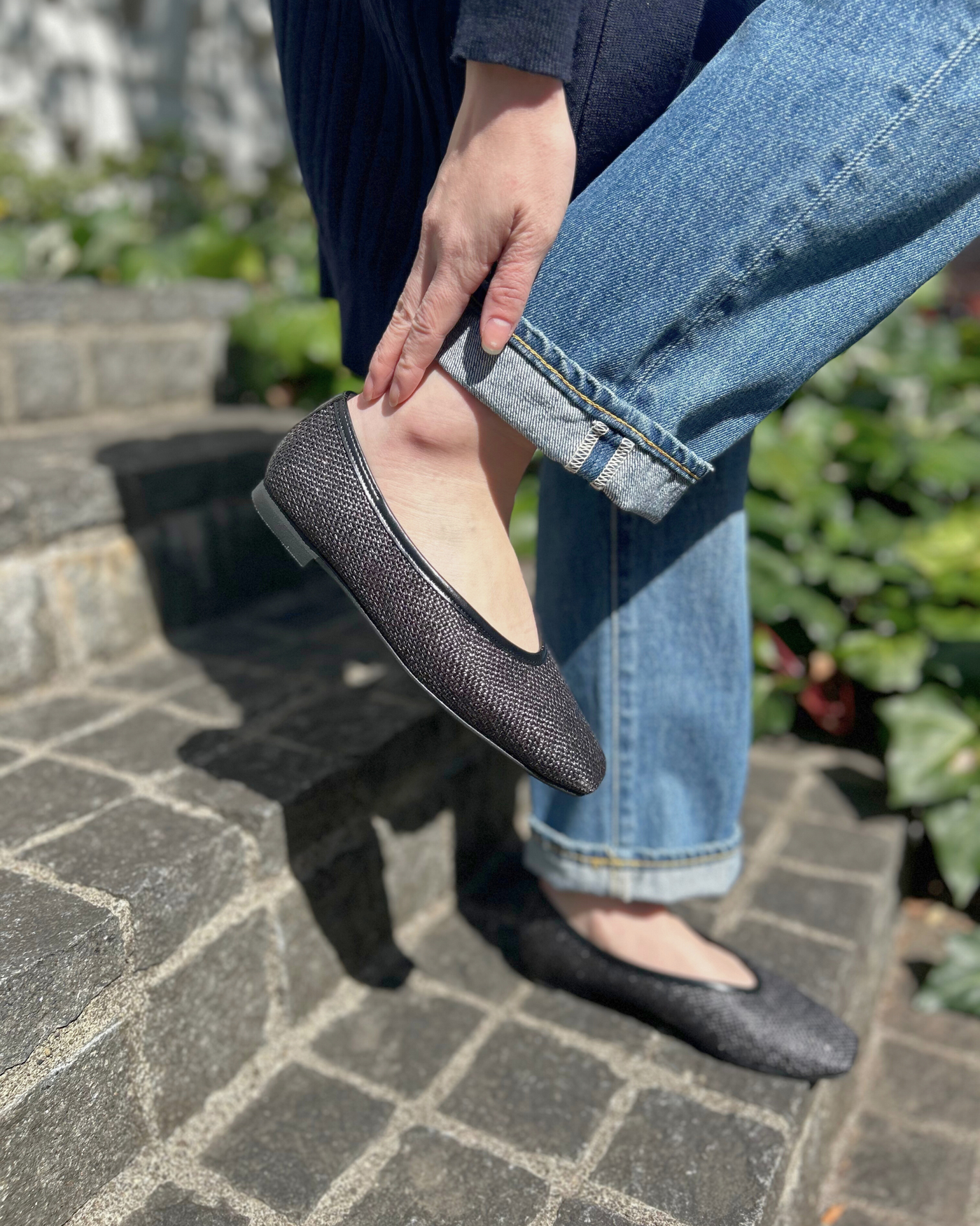 パナマフラットパンプス