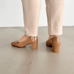 【マシュマロフィット】スクエアトウパンプス