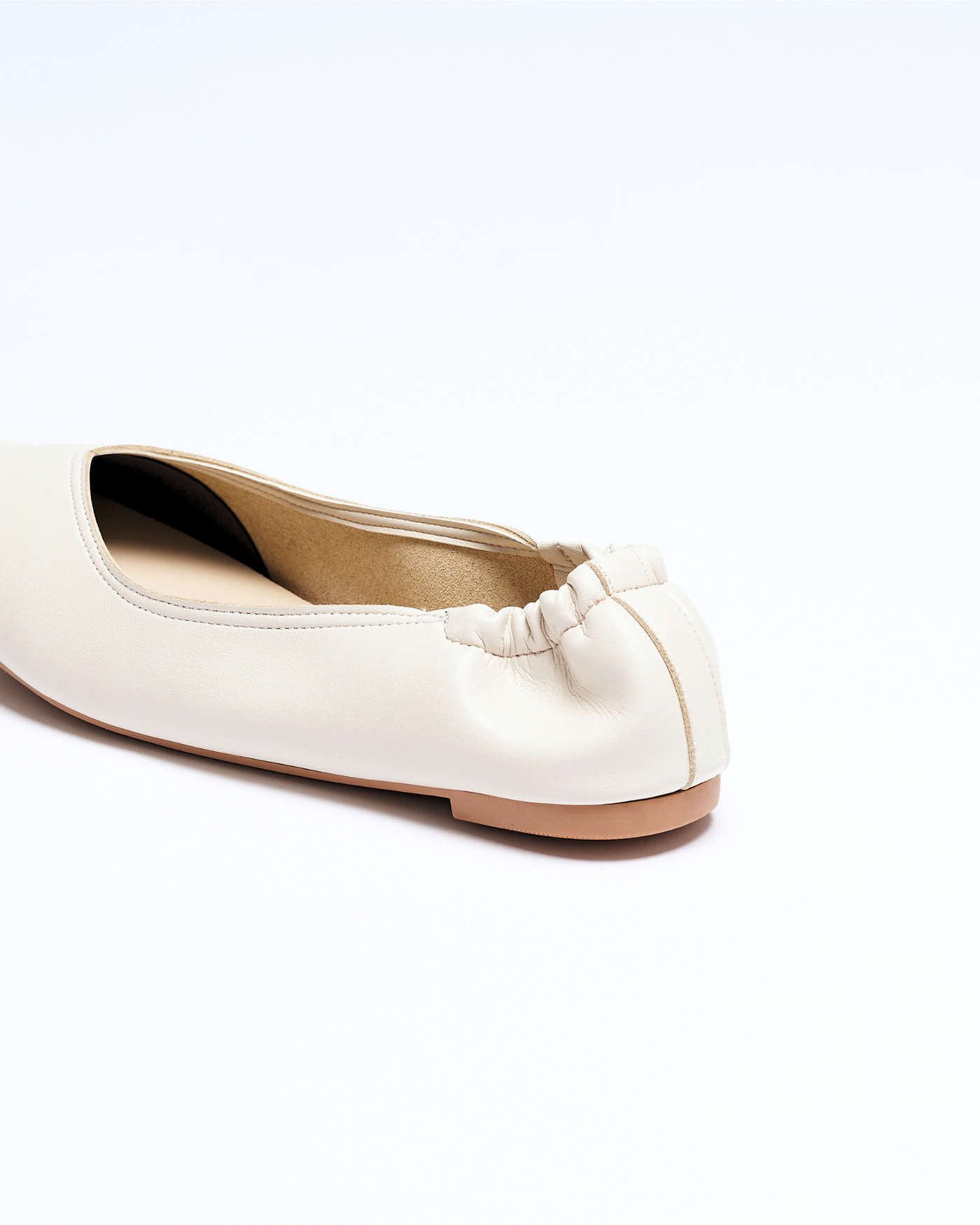 【ウォッシャブル】スクエアフラットシューズ