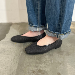 パナマフラットパンプス