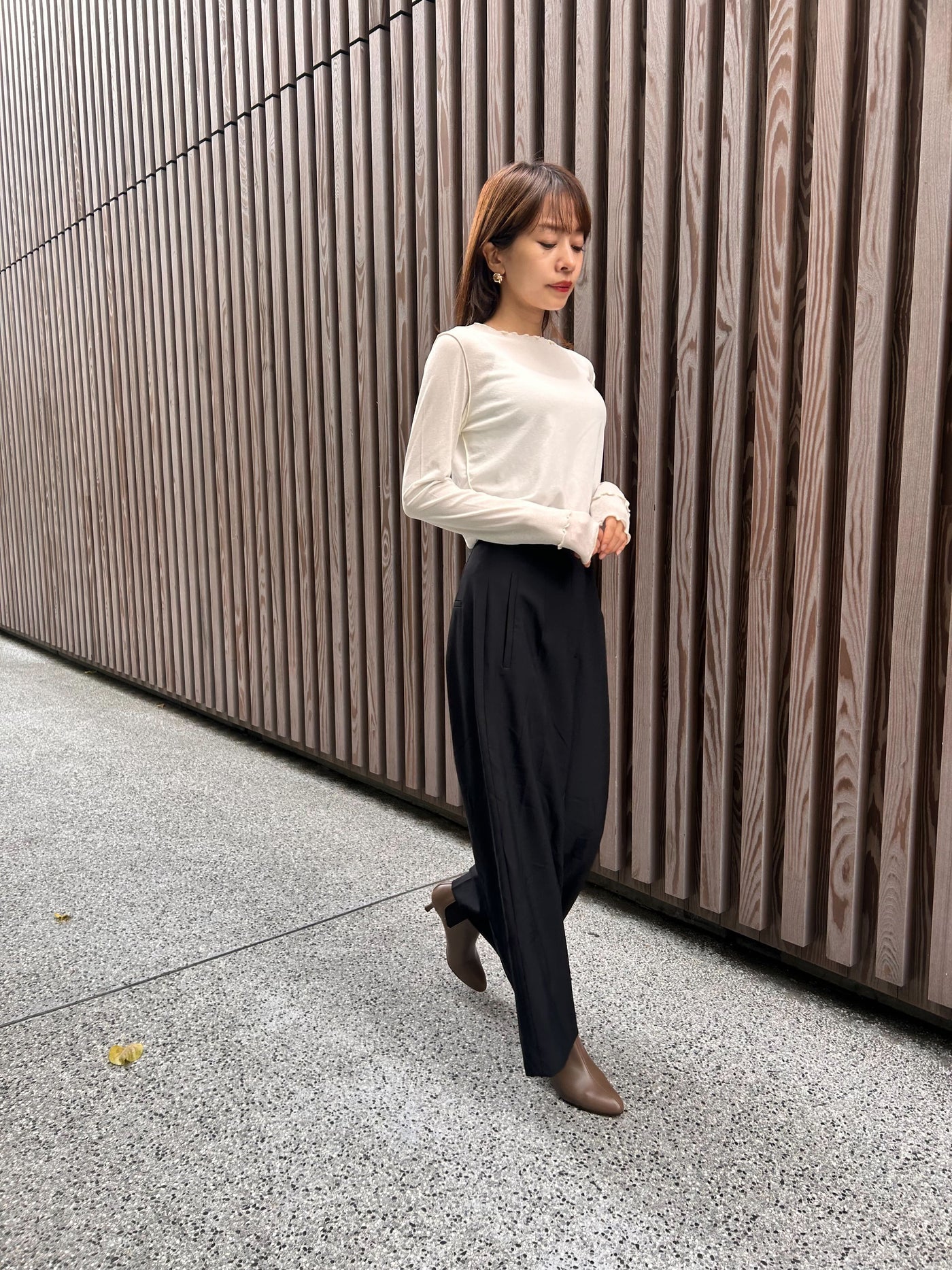 キトゥンヒールサイドゴアブーツ