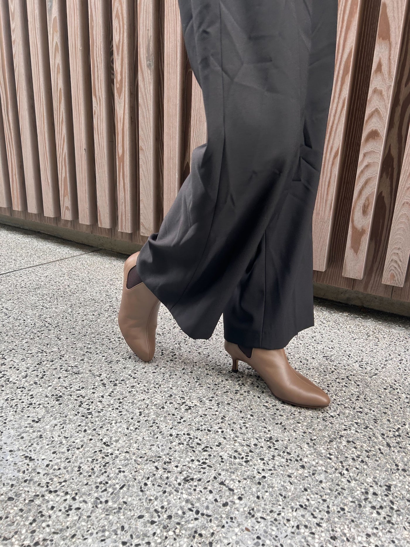 キトゥンヒールサイドゴアブーツ