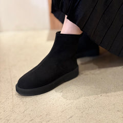 プラットフォームストレッチショートブーツ