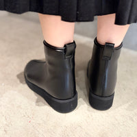 プラットフォームストレッチショートブーツ