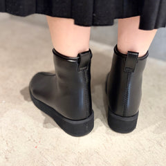 プラットフォームストレッチショートブーツ