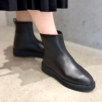 プラットフォームストレッチショートブーツ